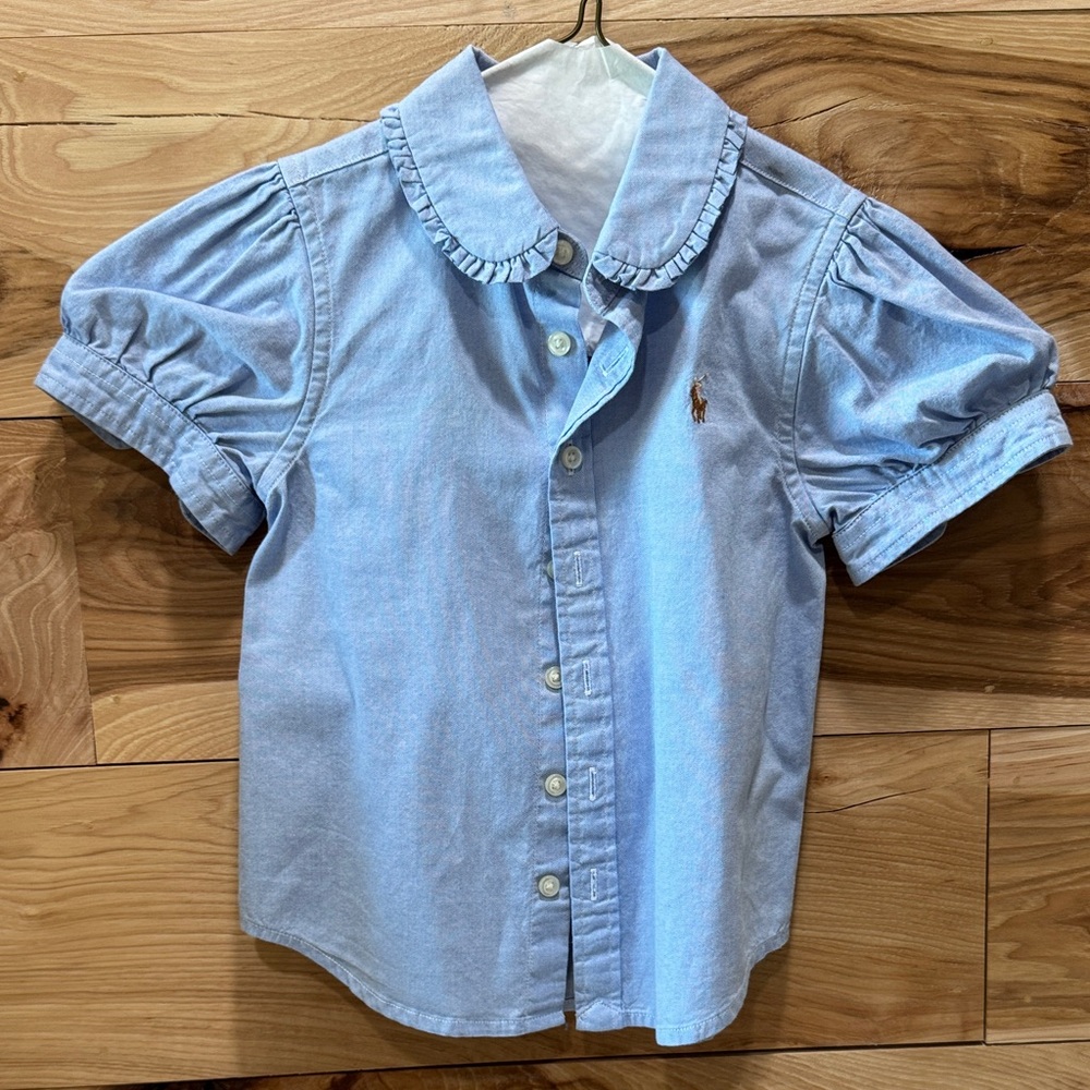 Polo by Ralph Lauren Light Blue Kids Button Down Shirt